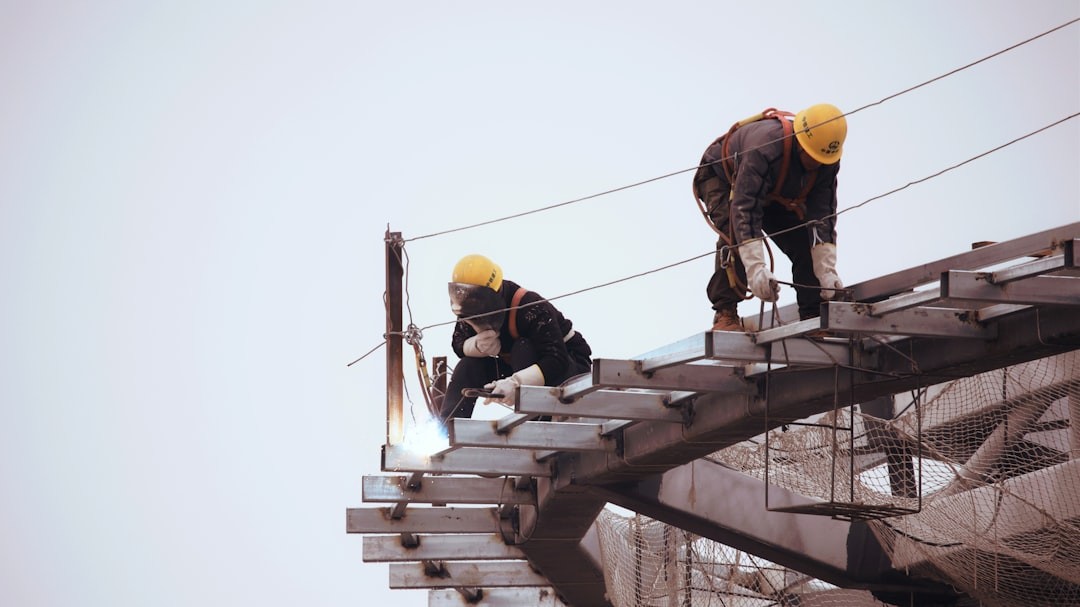  Providing scaffolding for safe access during construction or maintenance work.